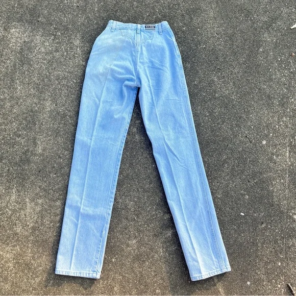 Vintage Women’s Rockies Straight Leg Flat Back Jeans Size 7 24 waist 33 length - Picture 6 of 8